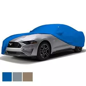 Black FS4338F5 Fleeced Satin Covercraft Custom Fit Car Cover for Select Plymouth PB Models 