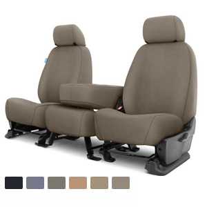 Covercraft PolyCotton Seat Covers custom fit Color Brown