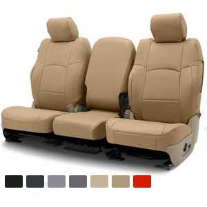 Coverking Custom Front Row Seat Covers Premium Leatherette Choose Color 