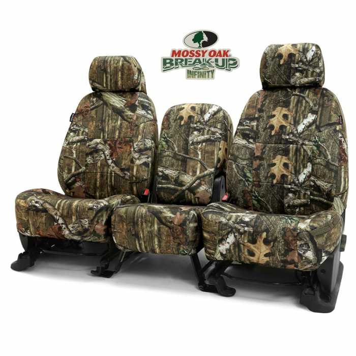 coverking mossy oak breakup infinity camo seat covers custom fit