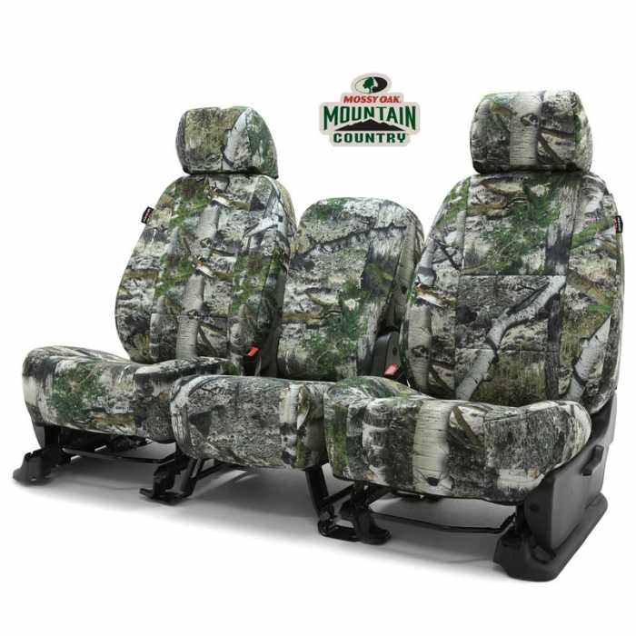 coverking Mossy Oak Mountain Country Camo Seat Covers