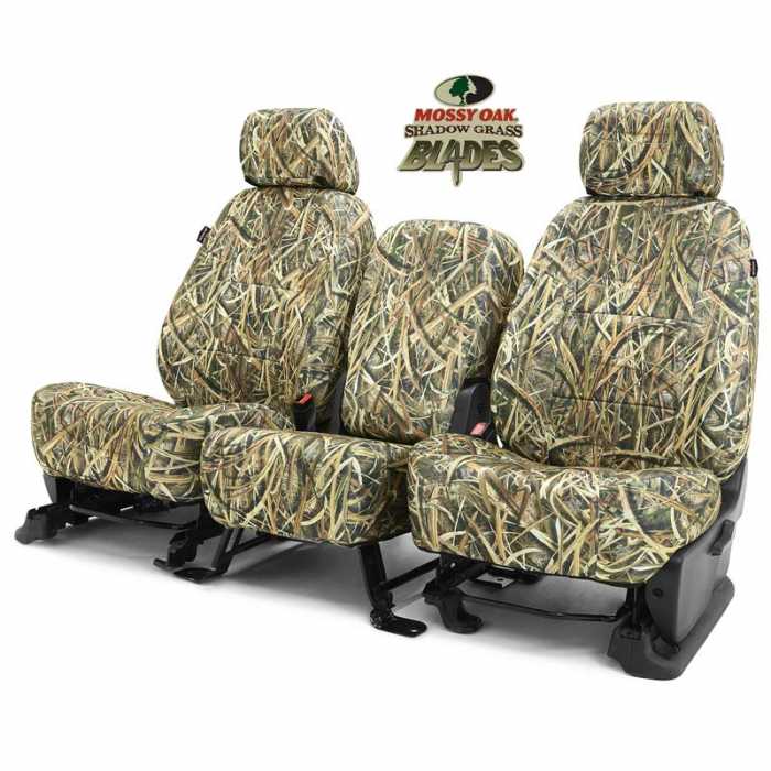 Coverking mossy oak shadow grass camo seat covers