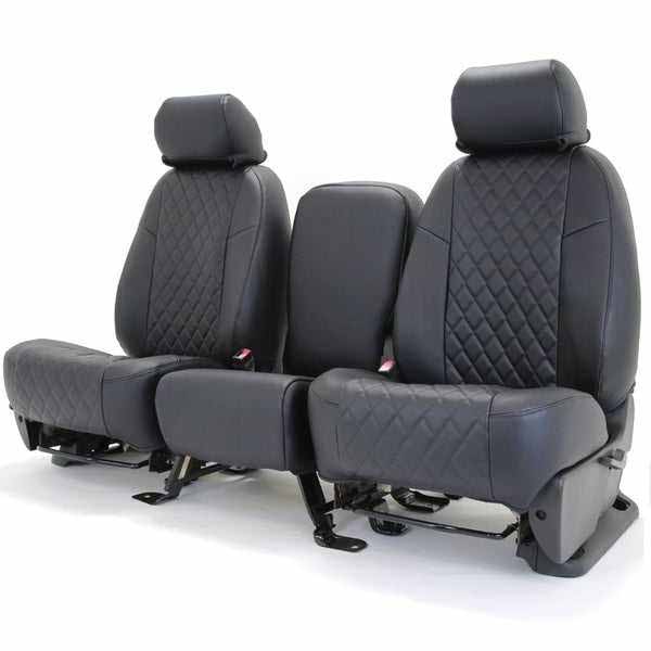 Coverking Premium Leatherette Diamond Stitch Custom Seat Covers
